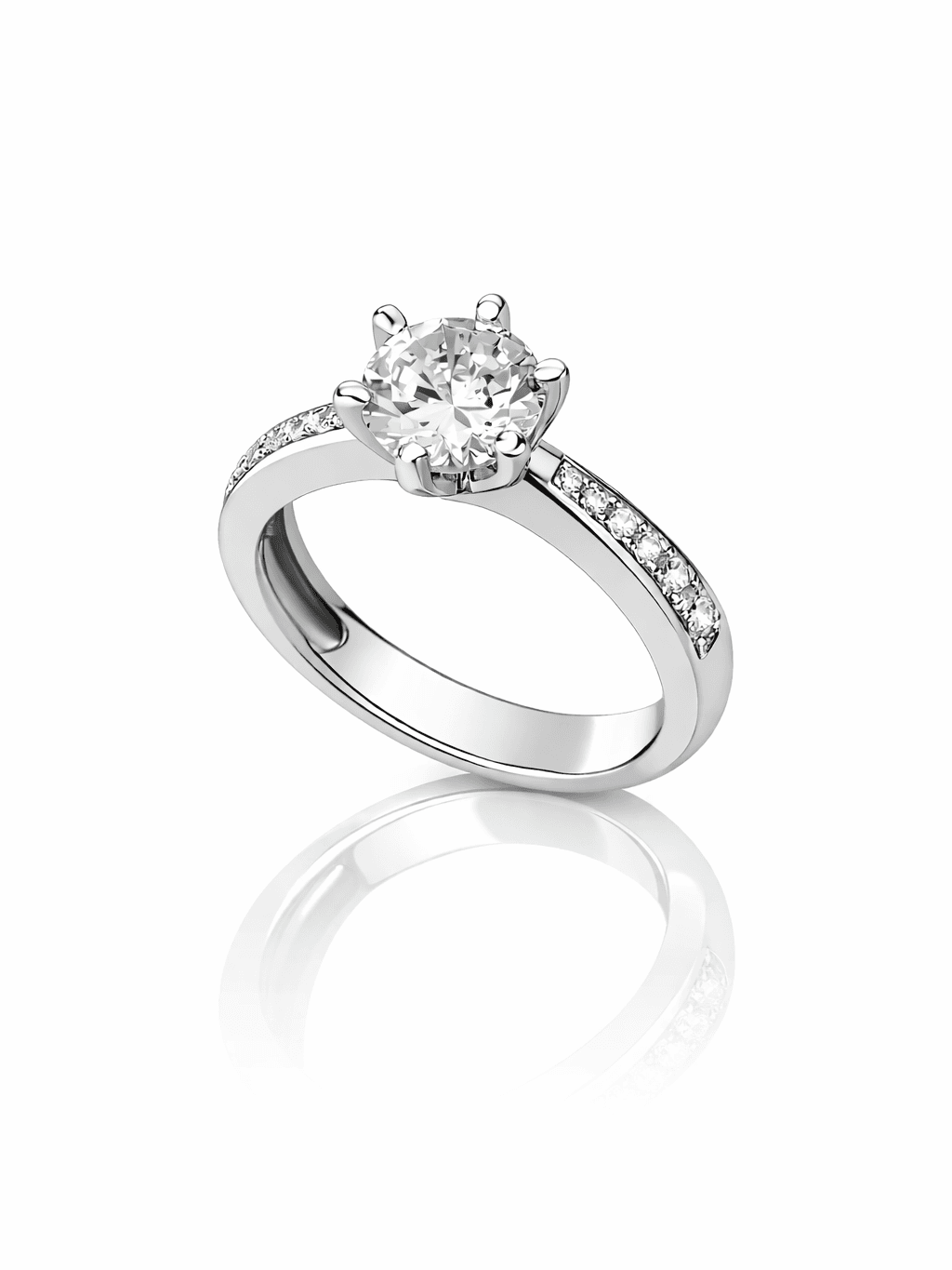 Timeless Six-Prong Round Solitaire Ring