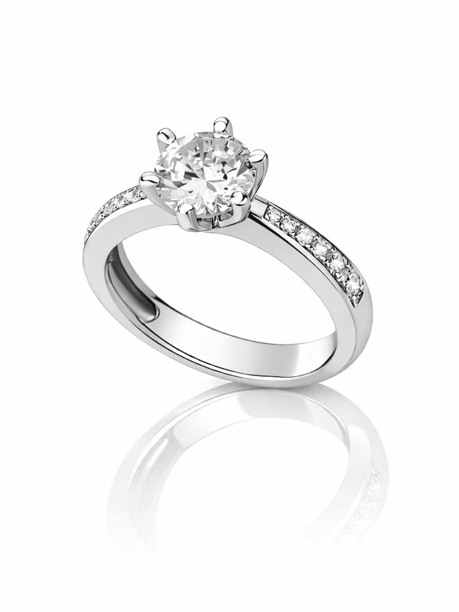 Timeless Six-Prong Round Solitaire Ring