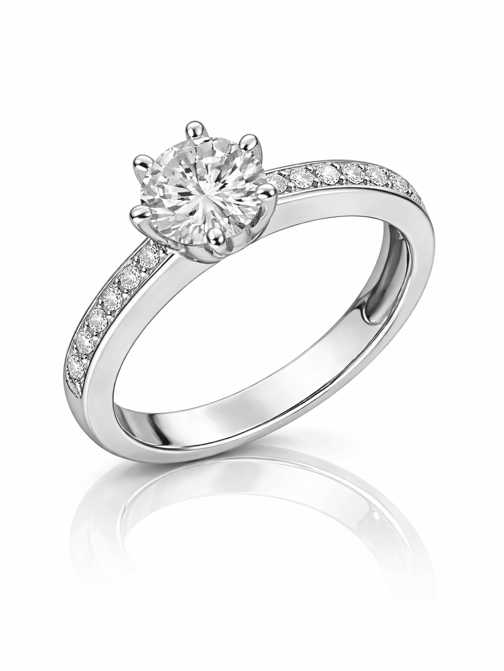 Timeless Six-Prong Round Solitaire Ring
