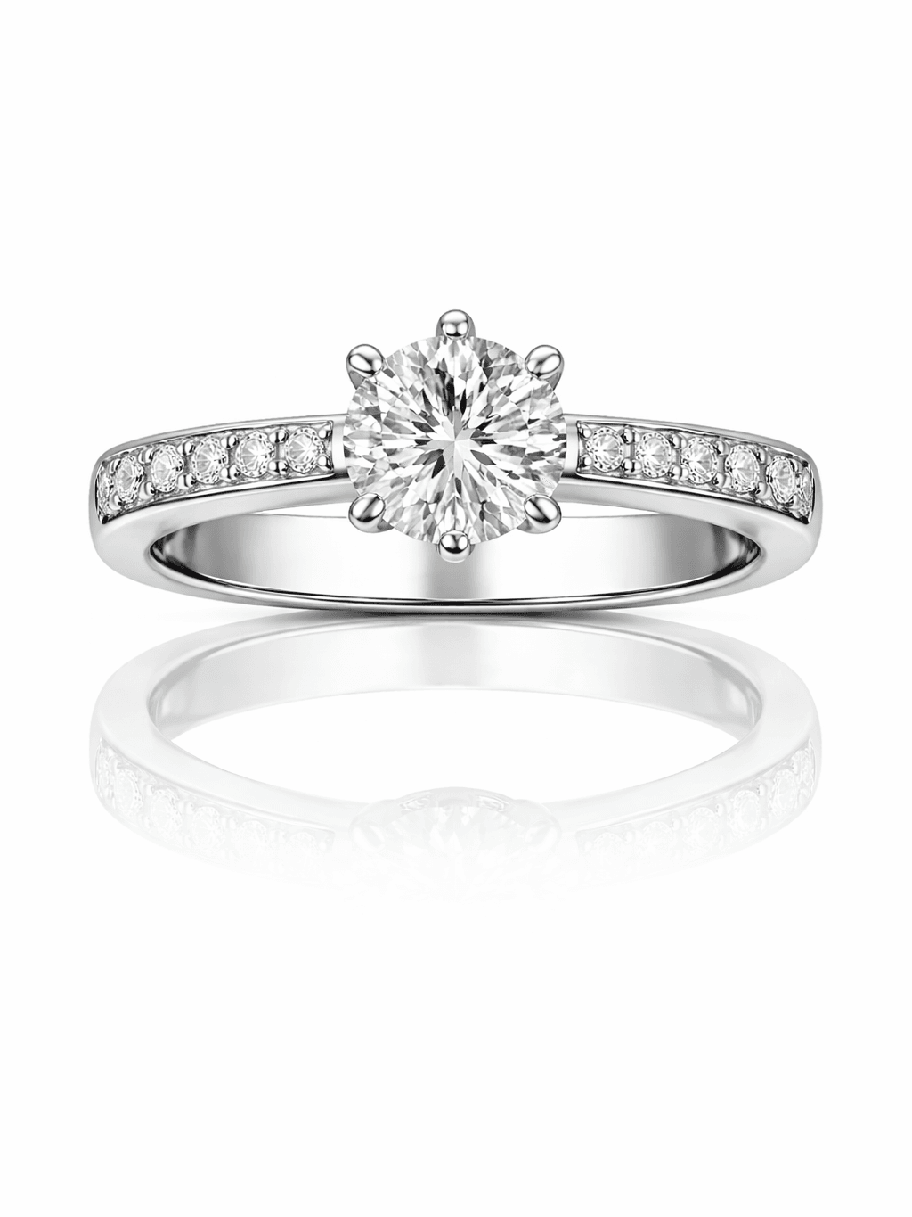 Timeless Six-Prong Round Solitaire Ring